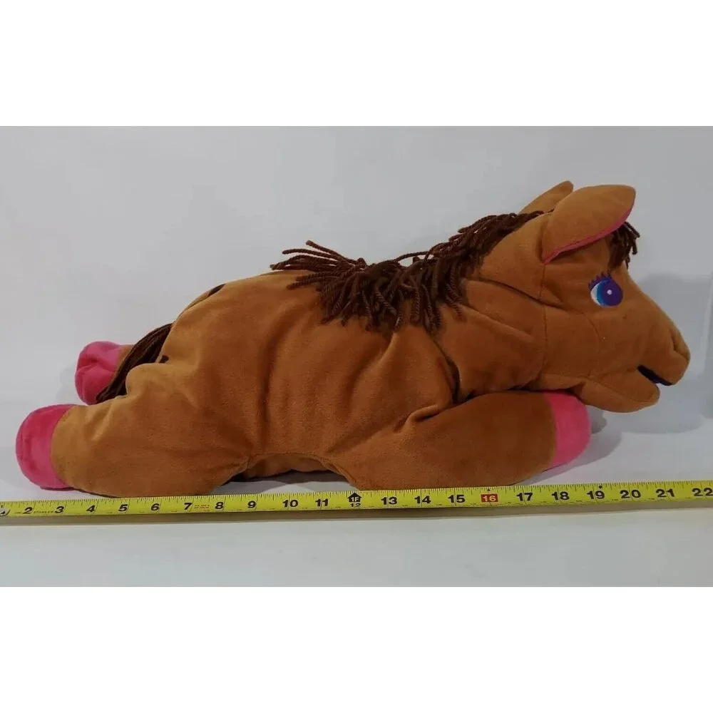 Lisa Frank Rainbow Chaser 22" Brown Horse Plush Vintage 1990's - Picture 9 of 13